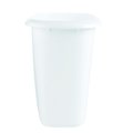 Rubbermaid 1.5 gal White Plastic Vanity Wastebasket 2953